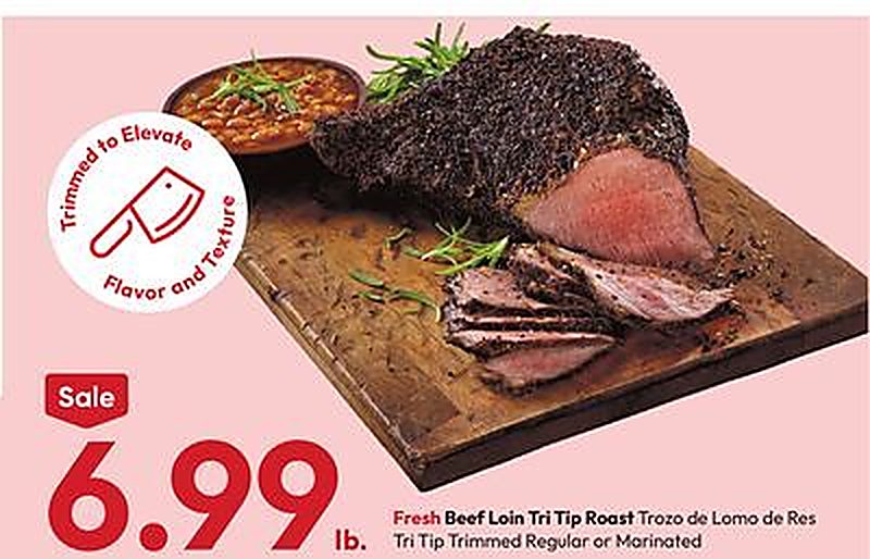 Fresh Beef Loin Tri Tip Roast - Stater Bros weekly ad deal