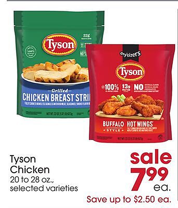 Tyson Chicken - Giant Eagle weekly ad deal