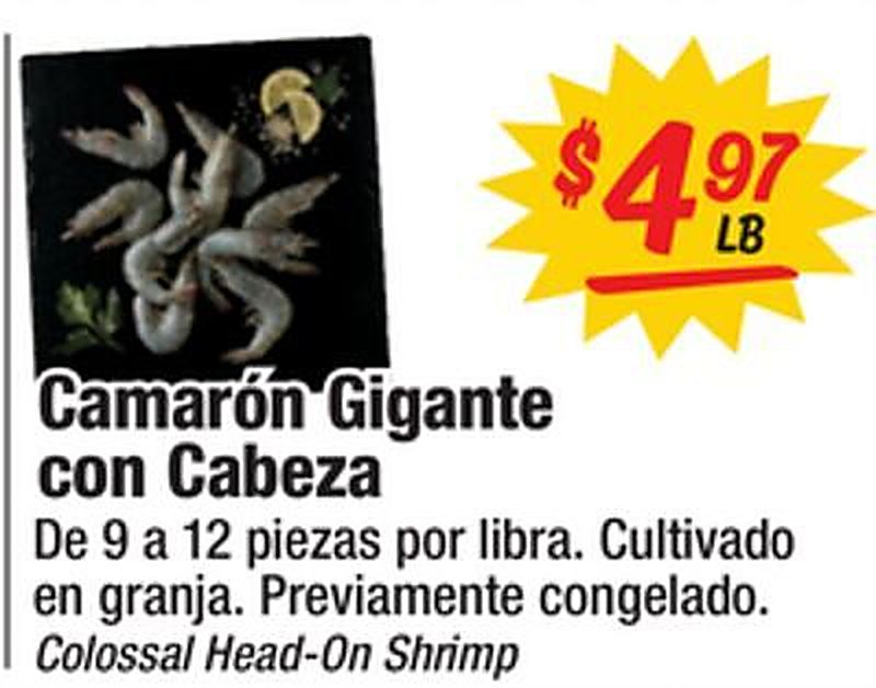 Colossal Head-On Shrimp - Mi Tienda weekly ad deal