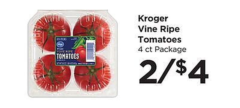 Kroger Vine Ripe Tomatoes - Food 4 Less weekly ad deal
