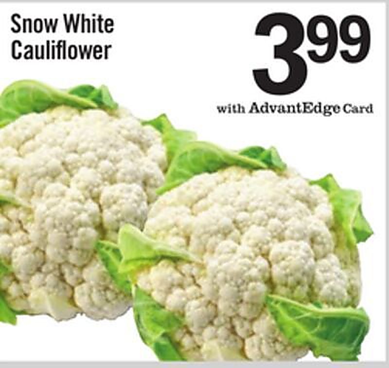 Snow White Cauliflower - Price Chopper weekly ad deal