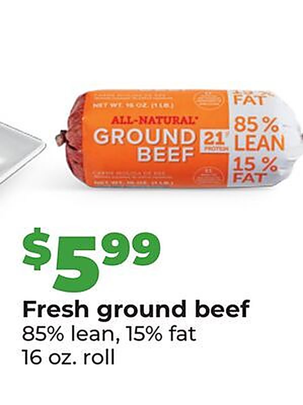 Fresh ground beef - Hy Vee weekly ad deal