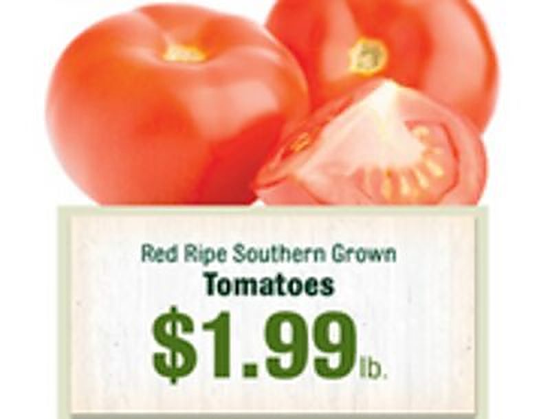 Red Ripe Southern Grown Tomatoes - Robert Fresh Market weekly ad deal