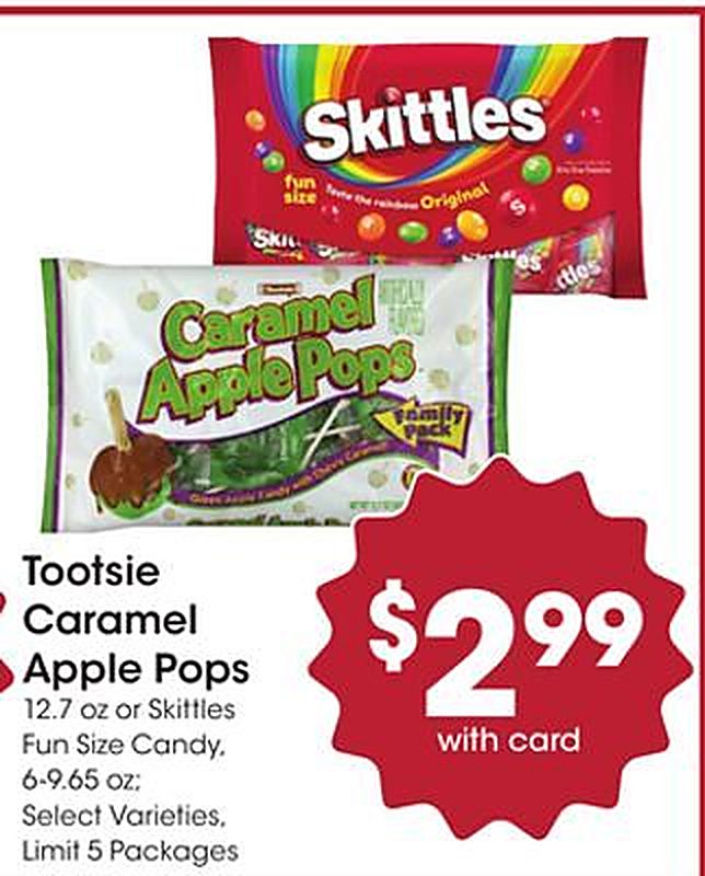 Tootsie Caramel Apple Pops - Ralphs weekly ad deal