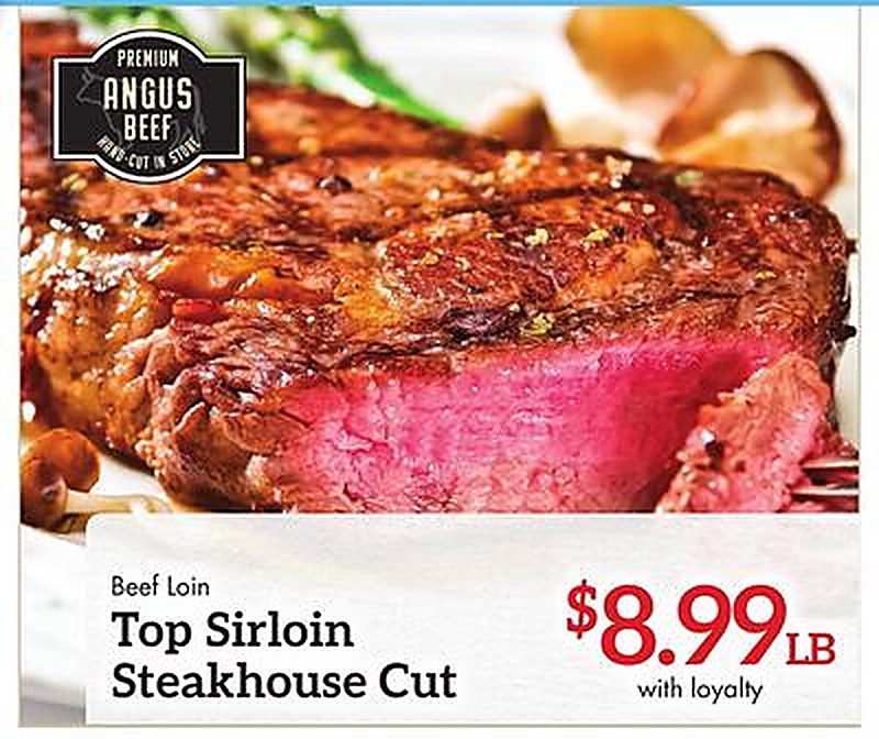 Top Sirloin Steakhouse Cut - Remke Markets weekly ad deal