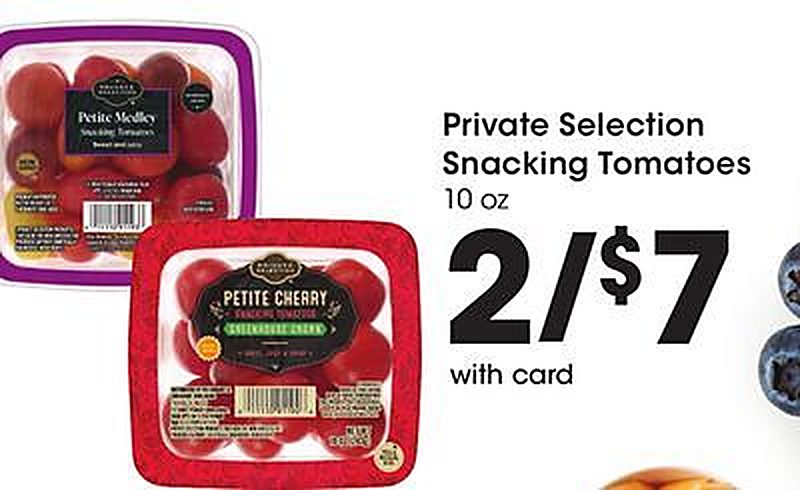 Private Selection Snacking Tomatoes - Fred Meyer weekly ad deal