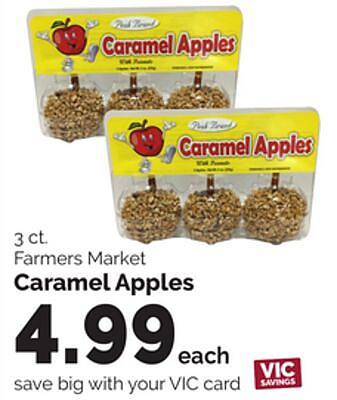 Farmers Market Caramel Apples - Harris Teeter weekly ad deal