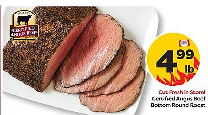 Certified Angus Beef Bottom Round Roast - Weis Markets weekly ad deal