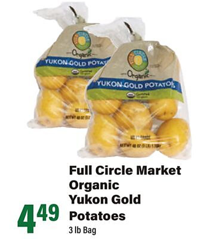 Full Circle Market Organic Yukon Gold Potatoes - Big Y weekly ad deal