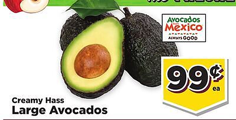 Creamy Hass Large Avocados - Food town Texas weekly ad deal