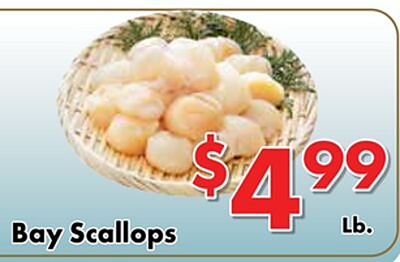 Bay Scallops - Valley Marketplace weekly ad deal