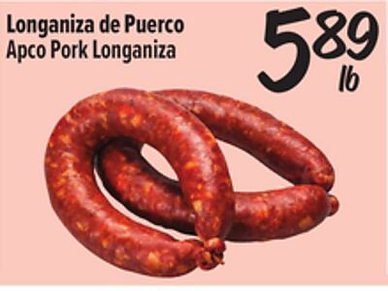 Longaniza de Puerto / Apco Pork Longaniza - Fiesta Mart weekly ad deal