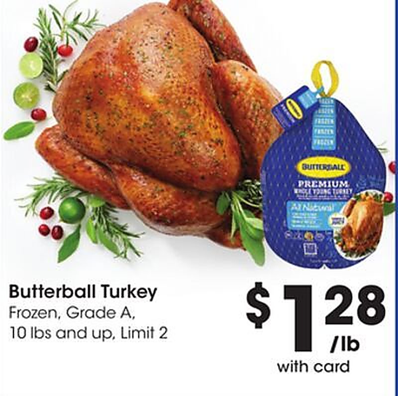 Butterball Turkey - Bakers weekly ad deal