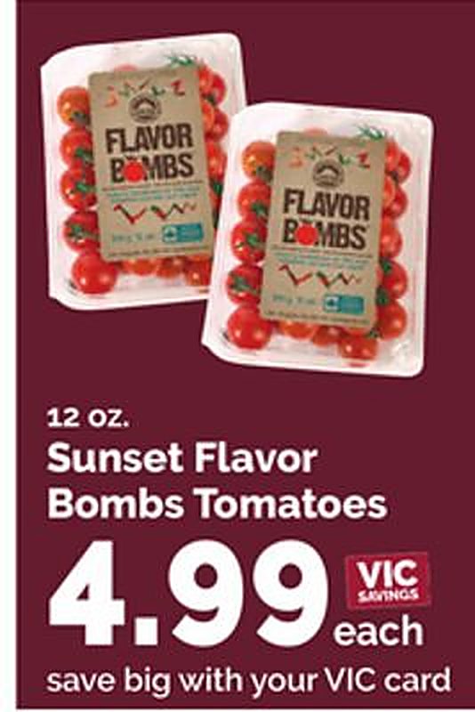 Sunset Flavor Bombs Tomatoes - Harris Teeter weekly ad deal