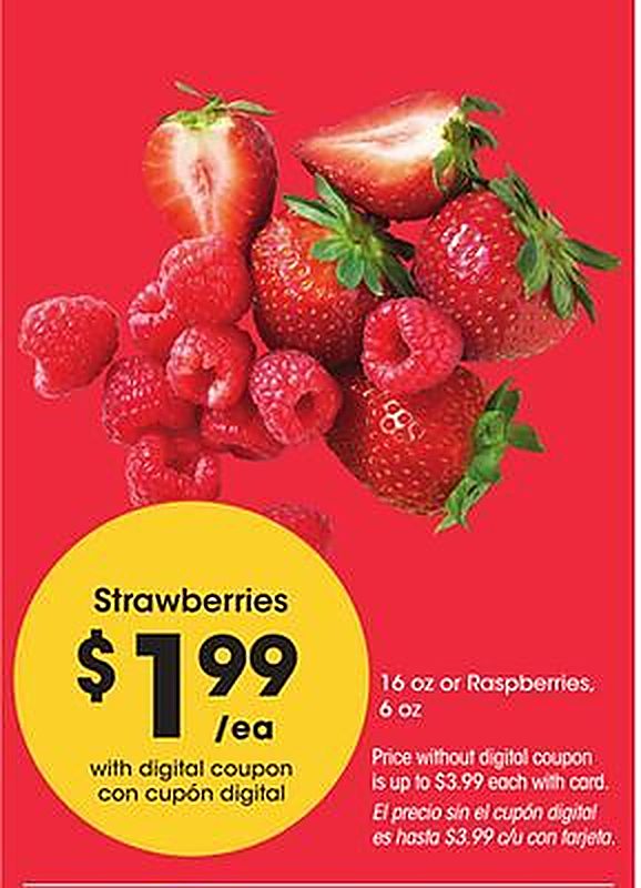 Strawberries - Smith's Food and Drug weekly ad deal