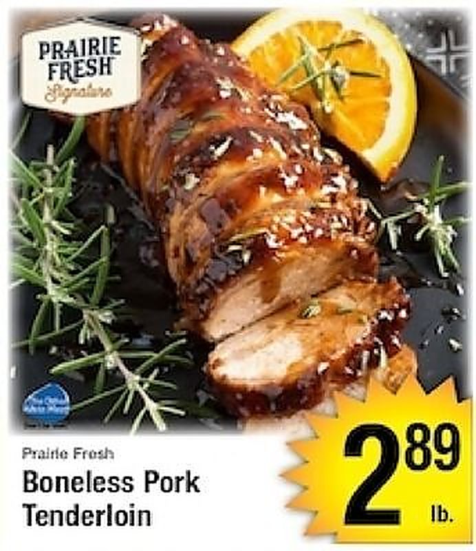 Prairie Fresh Boneless Pork Tenderloin - Harvest Foods weekly ad deal