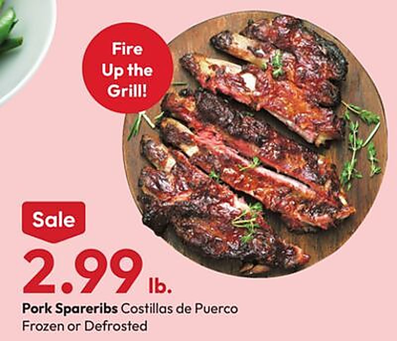 Pork Spareribs - Stater Bros weekly ad deal