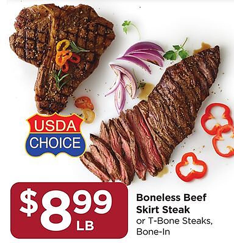 Boneless Beef Skirt Steak - Food 4 Less weekly ad deal