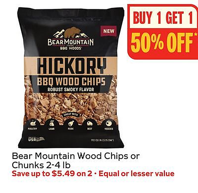 Bear Mountain Wood Chips or Chunks