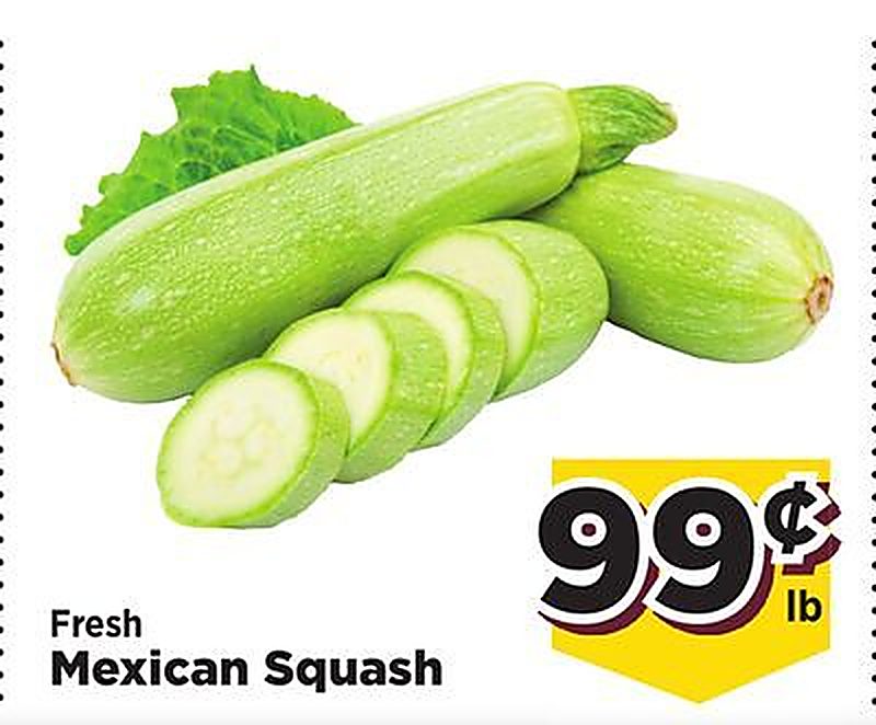 Fresh Mexican Squash - Food town Texas weekly ad deal