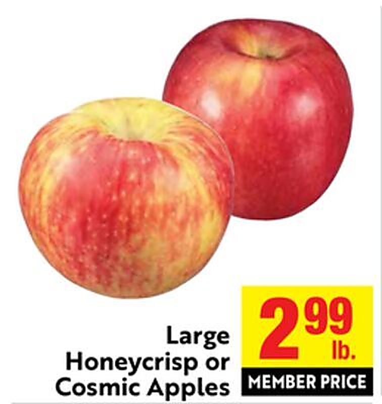 Large Honeycrisp or Cosmic Apples - Save Mart weekly ad deal