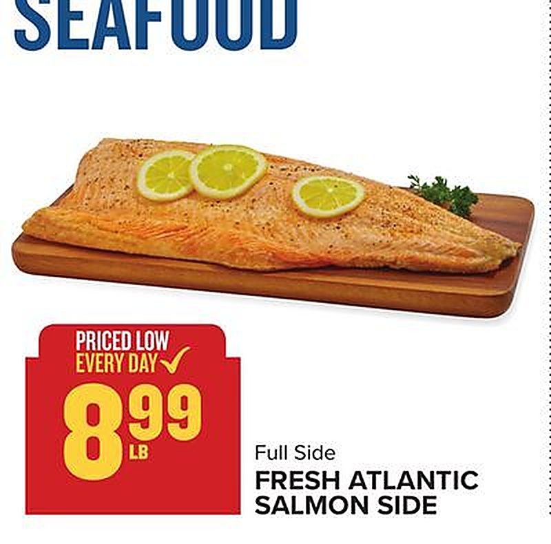 Fresh Atlantic Salmon Side - Food Lion weekly ad deal