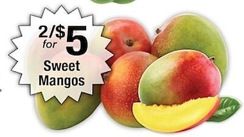 Sweet Mangos - Harvest Foods weekly ad deal