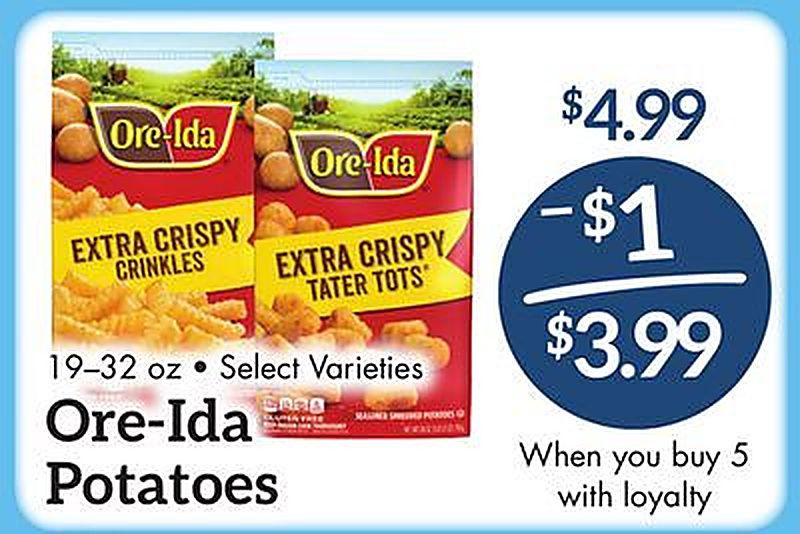 Ore-Ida Potatoes - Needler's Fresh Market weekly ad deal
