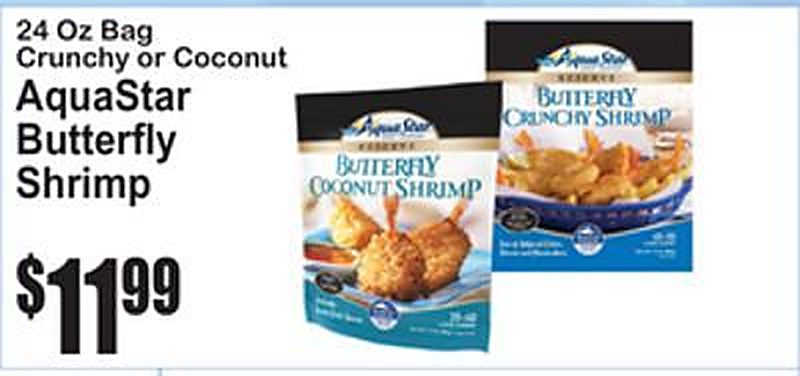 AquaStar Butterfly Shrimp - Superfresh weekly ad deal