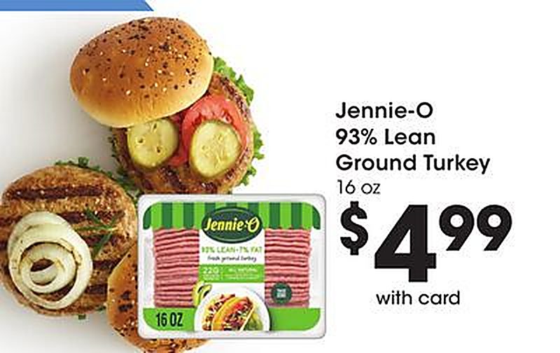Jennie-O 93% Lean Ground Turkey - Fry's Food Stores weekly ad deal