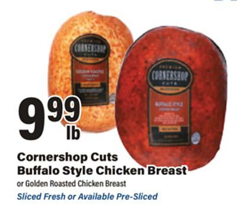 Cornershop Cuts Buffalo Style Chicken Breast - Big Y weekly ad deal