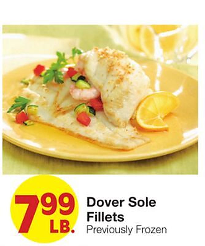 Dover Sole Fillets - Market Street weekly ad deal