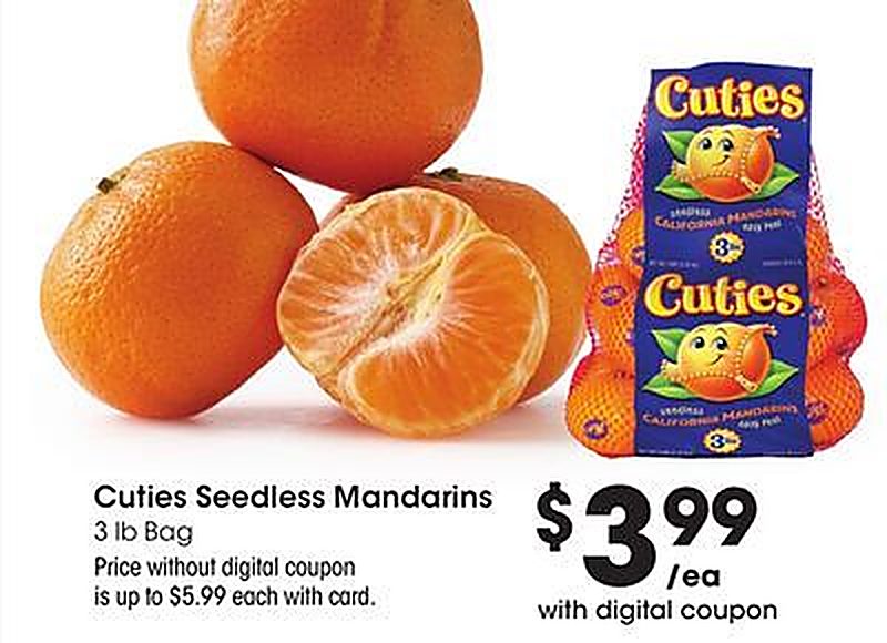 Cuties Seedless Mandarins - Ralphs weekly ad deal