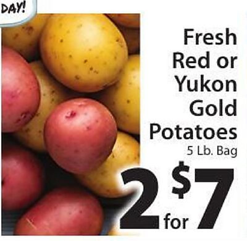 Fresh Red or Yukon Gold Potatoes - West Side Marketplace weekly ad deal