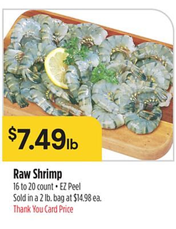 Raw Shrimp - Bashas weekly ad deal