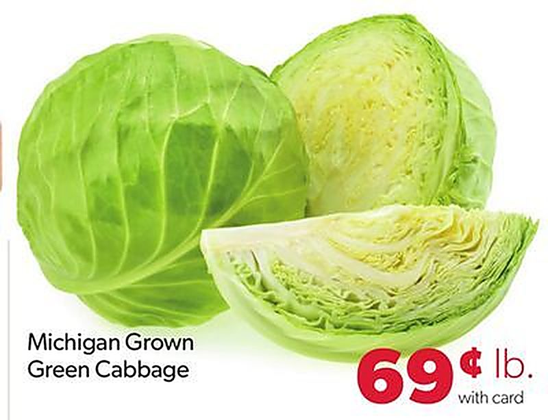 Michigan Grown Green Cabbage - VG’s Grocery weekly ad deal