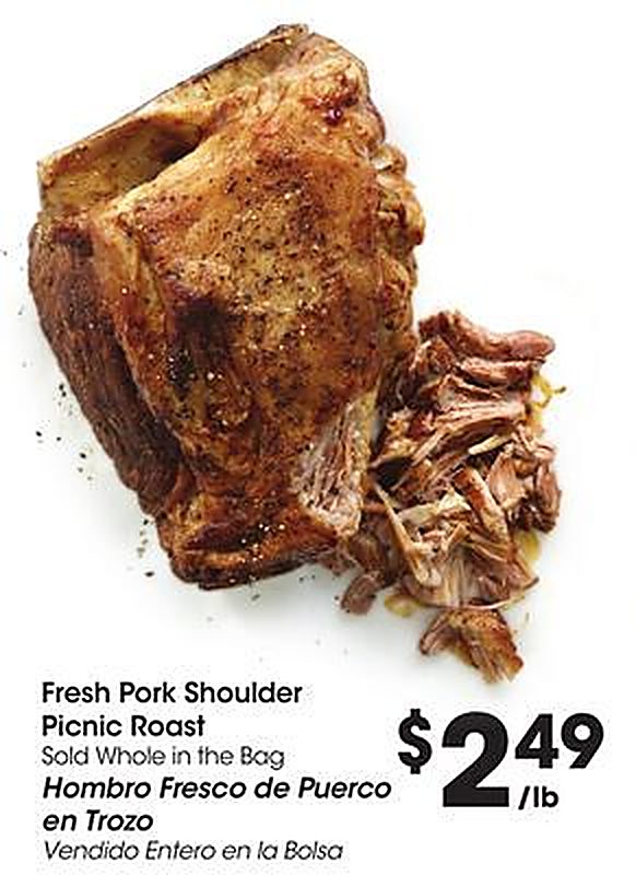 Fresh Pork Shoulder Picnic Roast - Foods Co weekly ad deal