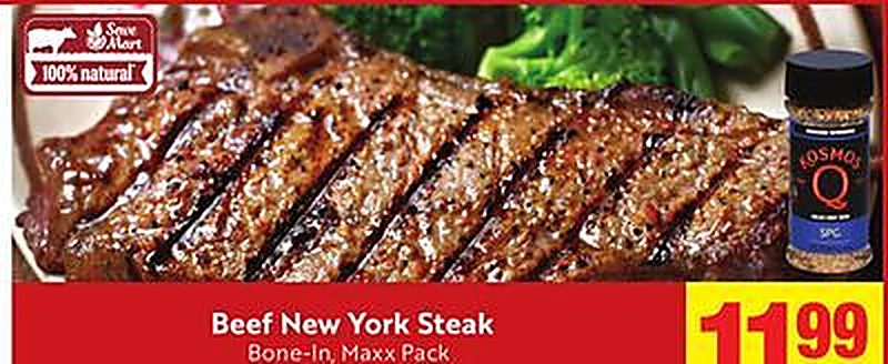Beef New York Steak - Save Mart weekly ad deal