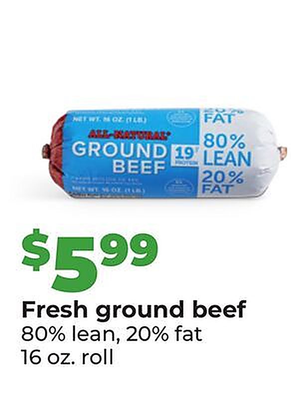 Fresh ground beef - Hy Vee weekly ad deal