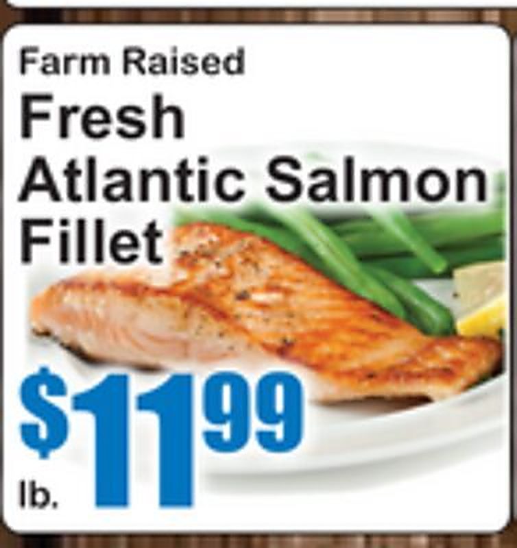 Farm Raised Fresh Atlantic Salmon Fillet - Superfresh weekly ad deal