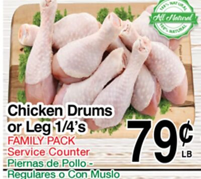 Chicken Drums or Leg 1/4's - Superior Grocers weekly ad deal