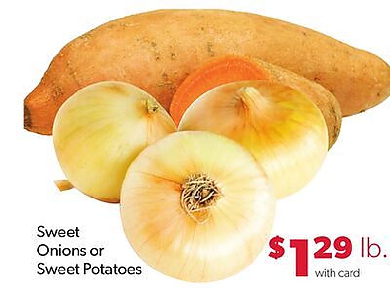Sweet Onions or Sweet Potatoes - VG’s Grocery weekly ad deal
