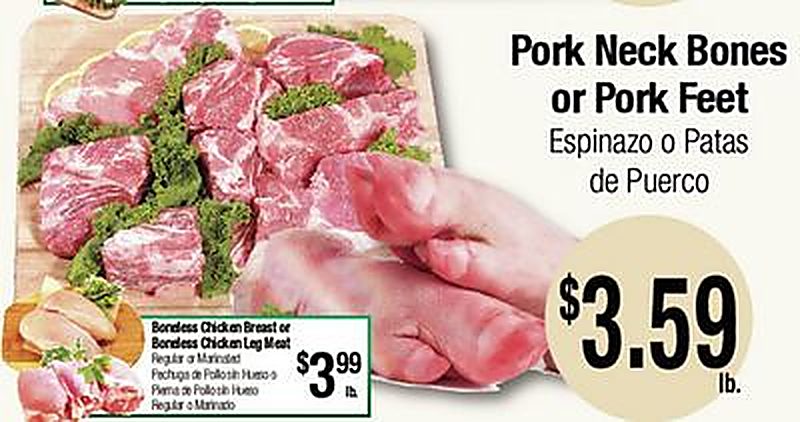 Pork Neck Bones or Pork Feet - Big Saver Foods weekly ad deal