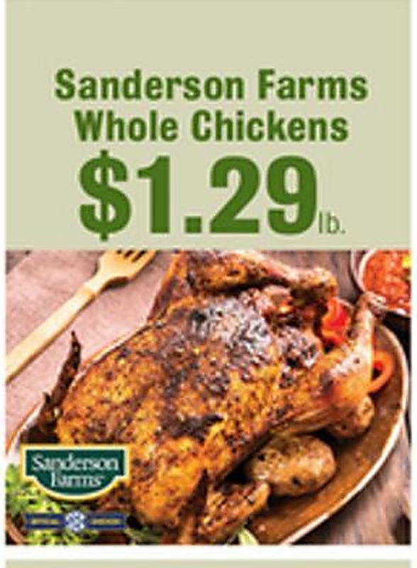 Sanderson Farms Whole Chickens - Robert Fresh Market weekly ad deal
