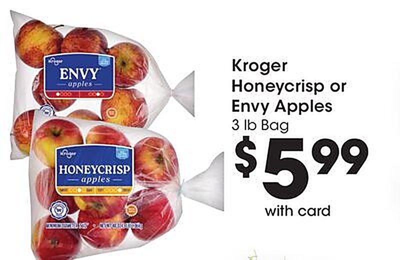 Kruger Honeycrisp or Envy Apples - Dillons weekly ad deal