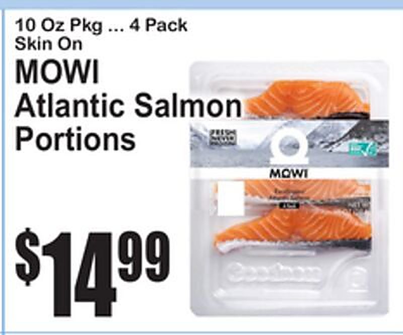MOWI Atlantic Salmon Portions - Superfresh weekly ad deal