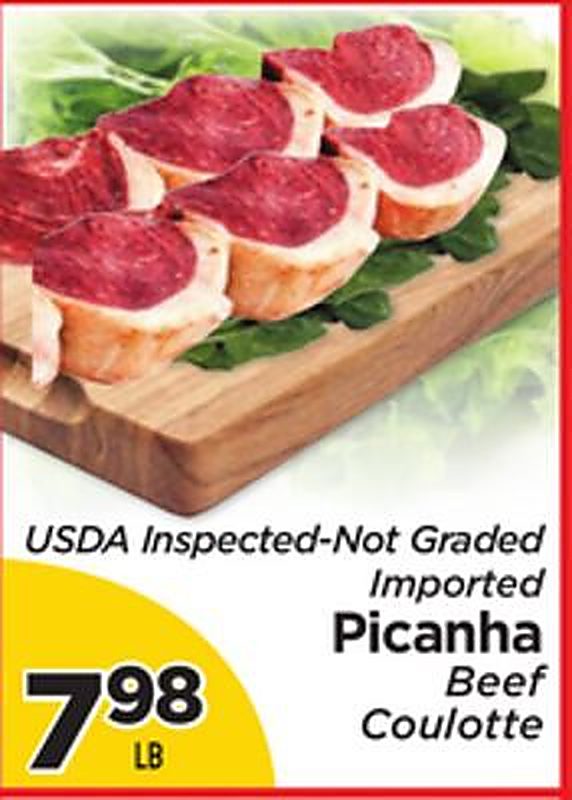 USDA Inspected-Not Graded Imported Picanha Beef Coulotte - Presidente Supermarketss weekly ad deal