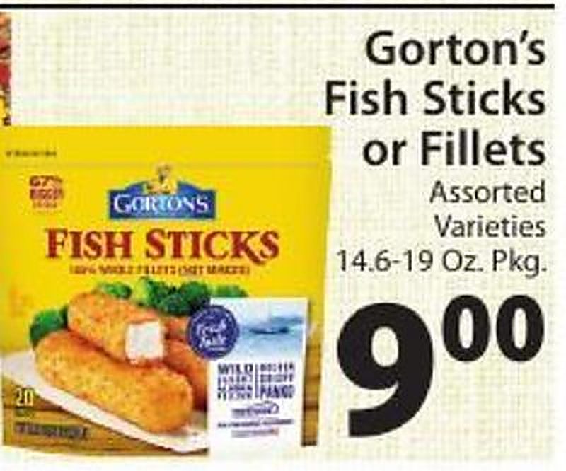 Gorton's Fish Sticks or Fillets - West Side Marketplace weekly ad deal