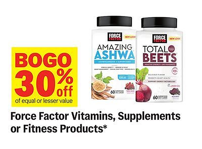 Force Factor Vitamins, Supplements or Fitness Products