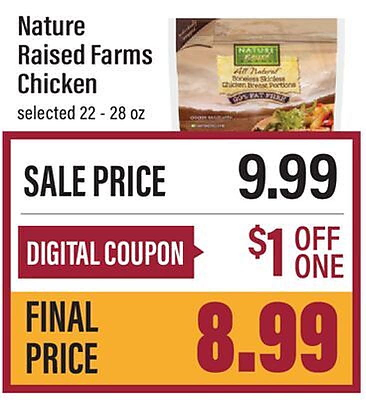 Nature Raised Farms Chicken - Lowes Foods weekly ad deal